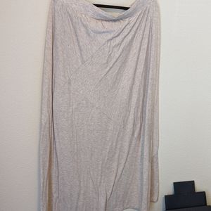 Beige maxi skirt